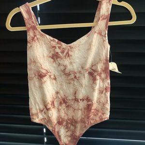 Free people tie dye body suit